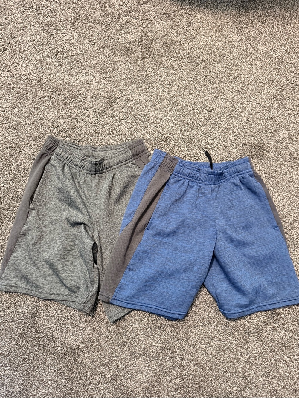 Champion Boys' Pull-On Athletic Shorts - Blue and Gray